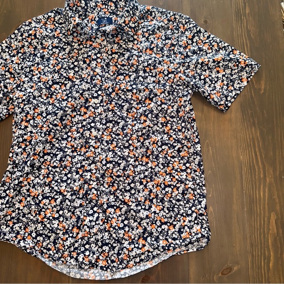 Floral pattern mens button down shirt - Picture 5 of 5